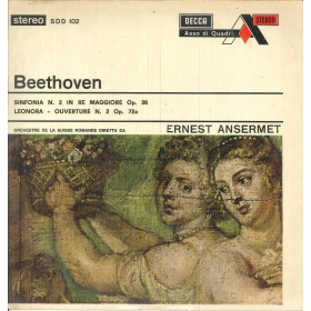 Ansermet, Beethoven LP Vinile Sinfonia N.2 In Re Magg. / Leonora,Ouverture / SDD102