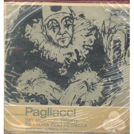 Leoncavallo, Del Monaco LP Vinile Pagliacci / Decca ‎– ACL201 Sigillato