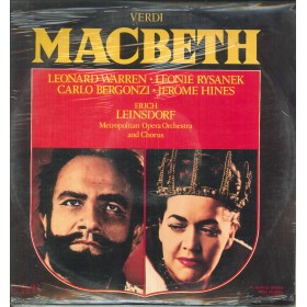 Verdi, Warren, Rysanek, Bergonzi, Hines LP Vinile Macbeth / VL43545 Sigillato