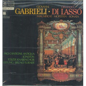 Gabrieli, Di Lasso LP Vinile Magnificat, Motetten, Sonata / Italia  – HMI73079 Sigillato