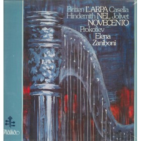 Britten, Prokofiev, Zaniboni LP Vinile L'Arpa Nel Novecento / Italia – ITL70055 Sigillato