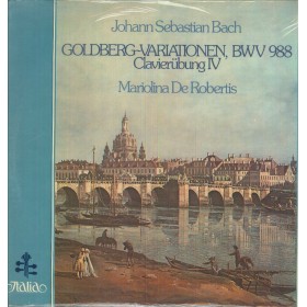 Bach, De Robertis LP Vinile Goldberg Variationen Clavierubung IV BWV 988 / ITL70059