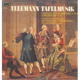 Telemann, Collegium Aureum LP Vinile Concerto A-Dur, F-Dur, Es-Dur / HMI73067 Sigillato