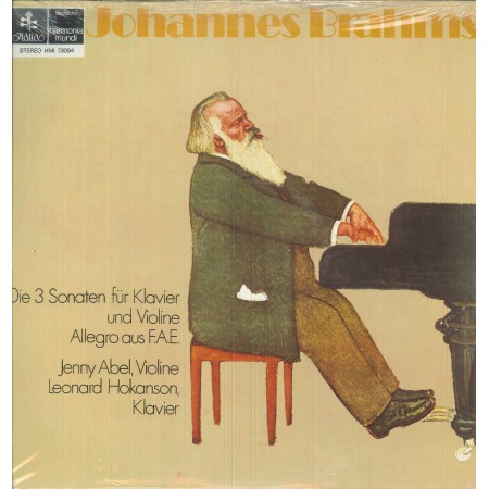Abel, Hokanson LP Vinile Drei Sonaten Fur Klavier Und Violine / Allegro Aus / HMI73094 Sigillato