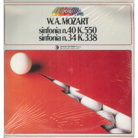 Mozart LP Vinile Sinfonia N.40, N.34 / Ricordi ‎– OCL16194 Sigillato