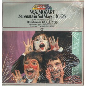 Mozart, Scimone LP Vinile Serenata In Sol Magg. K 525, Divertimenti K 136 / OCL16138