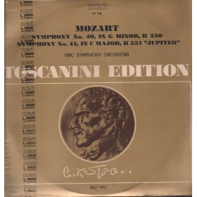 Mozart LP Vinile Simphony N. 40 In G Minor, K. 550 N. 44 In C Major K. 551 / RCA – AT110 Sigillato
