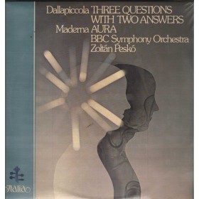 Dallapiccola, Maderna LP Vinile Three Questions With Two Answers / Aura / ITL70044 Sigillato