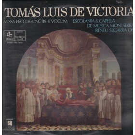 Escolania De Montserrat, De Victoria LP Vinile Missa Pro Defunctis, 6 Vocum / HMI73023