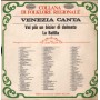 Lia Scutari Vinile 7" 45 giri Venezia Canta / Signal – S103 Nuovo