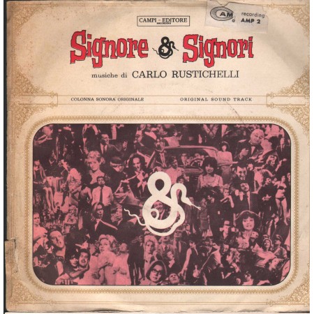 Carlo Rustichelli Vinile 7" 45 giri Signore & Signori / CAM – AMP2 Nuovo