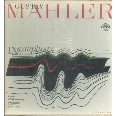 Mahler, Ancerl LP Vinile IXTH Symphony No. 9 / Supraphon ‎– 5081314 Sigillato