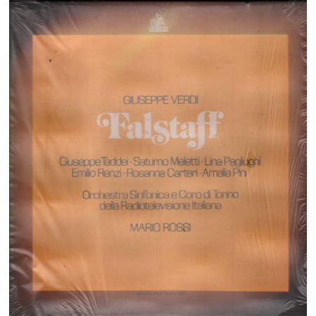 Verdi, Mario Rossi LP Vinile Falstaff / Cetra – LPO32019 Sigillato