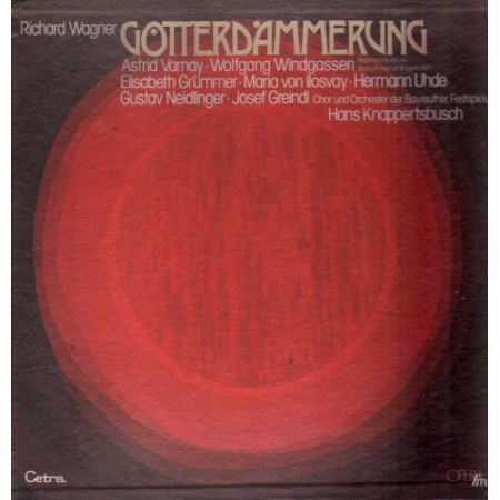 Wagner, Knappertsbusch LP Vinile Gotterdammerung / Cetra – LO61 Nuovo