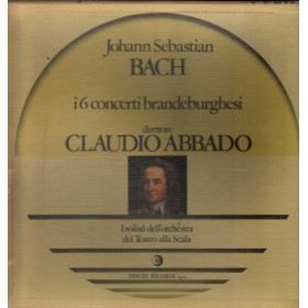 Bach, Abbado LP Vinile I 6 Concerti Brandeburghesi / Ricordi ‎– RCL27001002 Nuovo