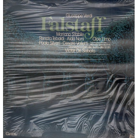 Verdi, Victor De Sabata LP Vinile Falstaff / Cetra – LO14 Sigillato