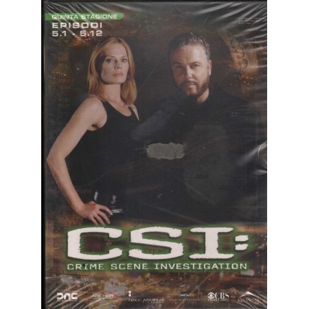 CSI - Crime Scene Investigation Stag. 5 Ep. 1,12 DVD Various / 8026120182367 Sigillato