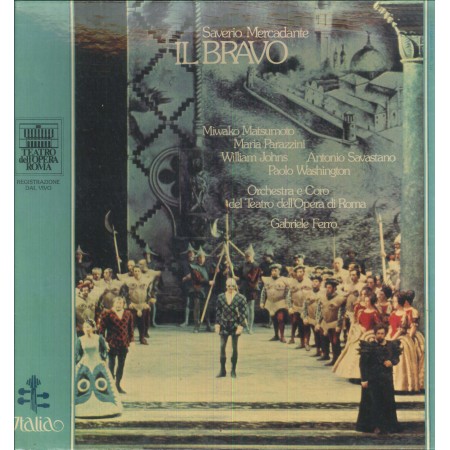 Mercadante, Orchestra E Coro Teatro Opera Di Roma LP Vinile Il Bravo / ITL70002 Sigillato