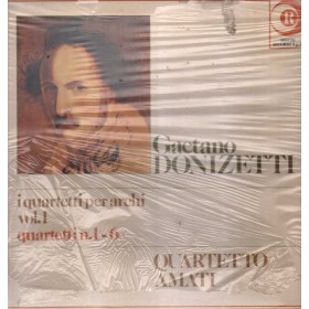 Donizetti, Quartetto Amati ‎LP Vinile I Quartetti Per Archi Vol. 1 / ARCL327002 Sigillato