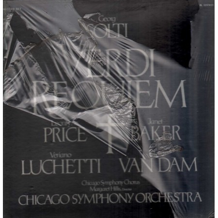 Verdi, Solti, Price, Baker LP Vinile Requiem / RCA Red Seal ‎– RL02476 Sigillato