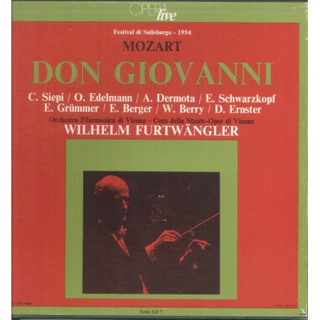 Mozart, Furtwangler LP Vinile Don Giovanni / Cetra – LO7 Nuovo