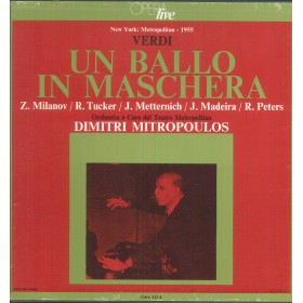 Verdi, Mitropoulos LP Vinile Un Ballo In Maschera / Cetra – LO4 Nuovo