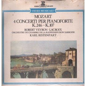 Mozart, Lacroix ‎LP Vinile 4 Concerti Per Pianoforte K.246 - K.107 / EFM8079 Sigillato