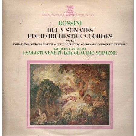 Rossini, Lancelot LP Vinile Deux Sonates Pour Orchestre A Cordes / Erato – STU70490
