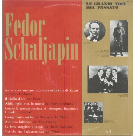 Fedor Schaljapin LP Vinile Fedor Schaljapin N. 2 / Joker ‎– SM1116 Nuovo