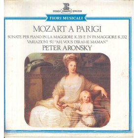 Aronsky, Mozart LP Vinile Sonate Per Piano In La Maggiore / Erato – EFM8209 Sigillato