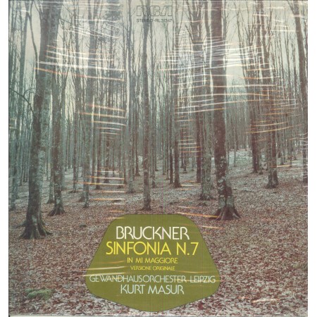Bruckner, Leipzig, Masur LP Vinile Sinfonia N.7 In Mi Maggiore / RL31347 Sigillato