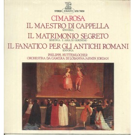 Cimarosa, Huttenlocher LP Vinile Maestro Di Cappella, Matrimonio Segreto, Fanatico Per Gli Antichi Romani
