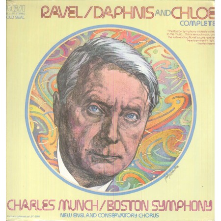 Ravel, Munch LP Vinile Daphnis And Chloe Complete / RCA – AGL11270 Sigillato