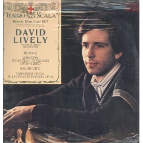 Brahms, Lively LP Vinile Variazioni  Op.35, Ballate Op.10 / Rca – RL31340 Sigillato