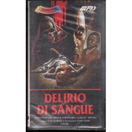 Delirio Di Sangue VHS Peter Storage / 015HOS080015 Sigillato