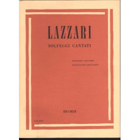 Lazzari Libro Spartito Solfeggi Cantati / Ricordi Nuovo 9790041822563