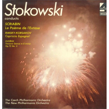 Stokowski / Conducts Scriabin Lp Le Poeme De L'Extase / Capriccio Espagnol Nuovo