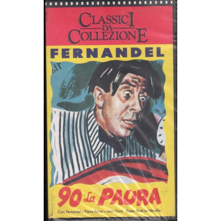 90 La Paura VHS Rene Le Henaffe / 8012812803412 Sigillato