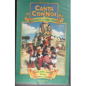 Canta Con Noi Benvenuti A Euro Disney Vol. 8 VHS Univideo - VS4468 Sigillato