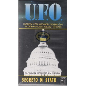 Ufo Segreto Di Stato, 1952 Formazione Di Ufo Avvistata Sulla Casa Bianca VHS Univideo - CC45182 Sigillato