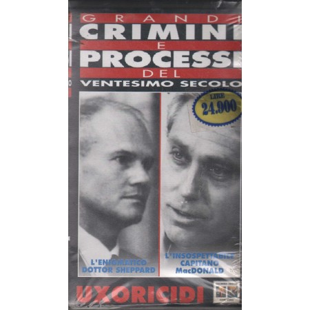 Grandi Crimini E Processi Del Ventesimo Secolo, Uxoricidi VHS CC70322 Sigillato