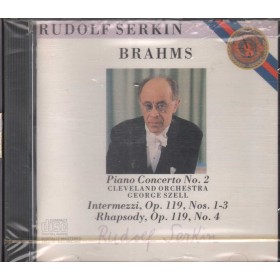 Brahms, Serkin, Szell CD Piano Concerto No. 2, Intermezzi, Rhapsody CBS – MK42262 Sigillato