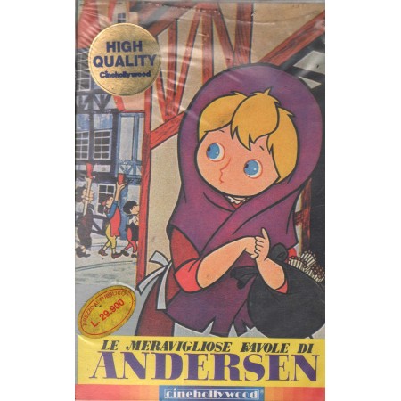 Le Meravigliose Favole Di Andersen VHS Kimio Yabuki Univideo - V5751 Sigillato
