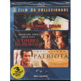 Cofanetto, Black Hawk Down, L'Ombra Del Diavolo, Il Patriota BRD Sony - BD193730 Sigillato