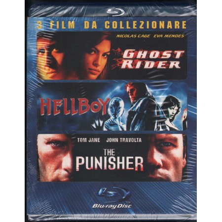 Cofanetto, Ghost Rider,Hellboy, The Punisher BRD Sony - BD193930 Sigillato