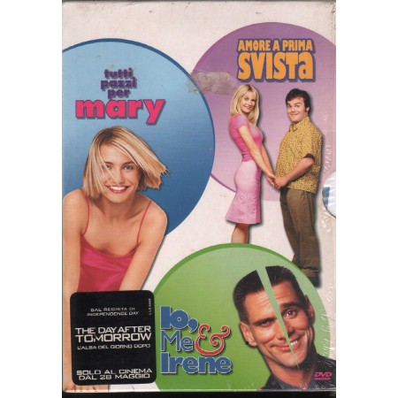 Tutti Pazzi Per Mary, Amore A Prima Svista, Io Me E Irene DVD Peter E Bobby Farrelly Sony – 24155CC Sigillato