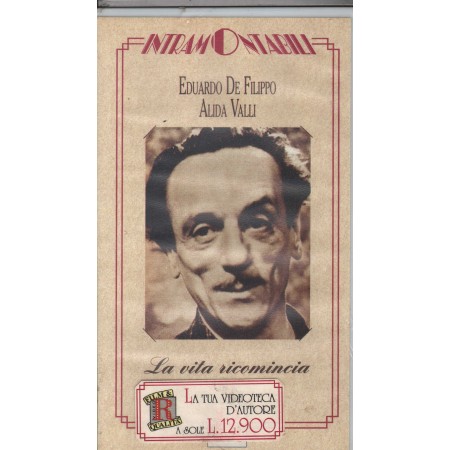 La Vita Ricomincia VHS Mario Mattoli Univideo – I502 Sigillato