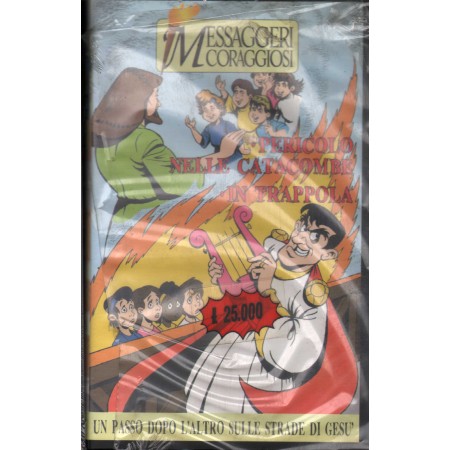 Messaggeri Coraggiosi, Pericolo Nelle Catacombe, In Trappola VHS J. Murakami Univideo – 4707034 Sigillato