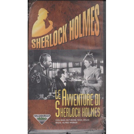 Sherlock Holmes, Le Avventure VHS Alfred Werker Univideo - FCVA5001 Sigillato