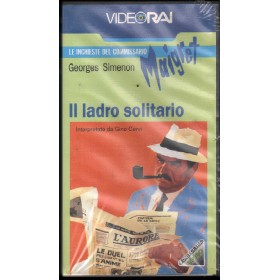 Il Commissario Maigret, Il Ladro Solitario VHS Mario Landi Univideo - VRN2155 Sigillato
